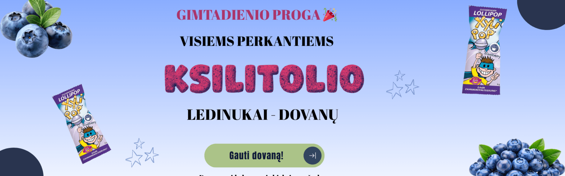 Ksilitolio ledinukas