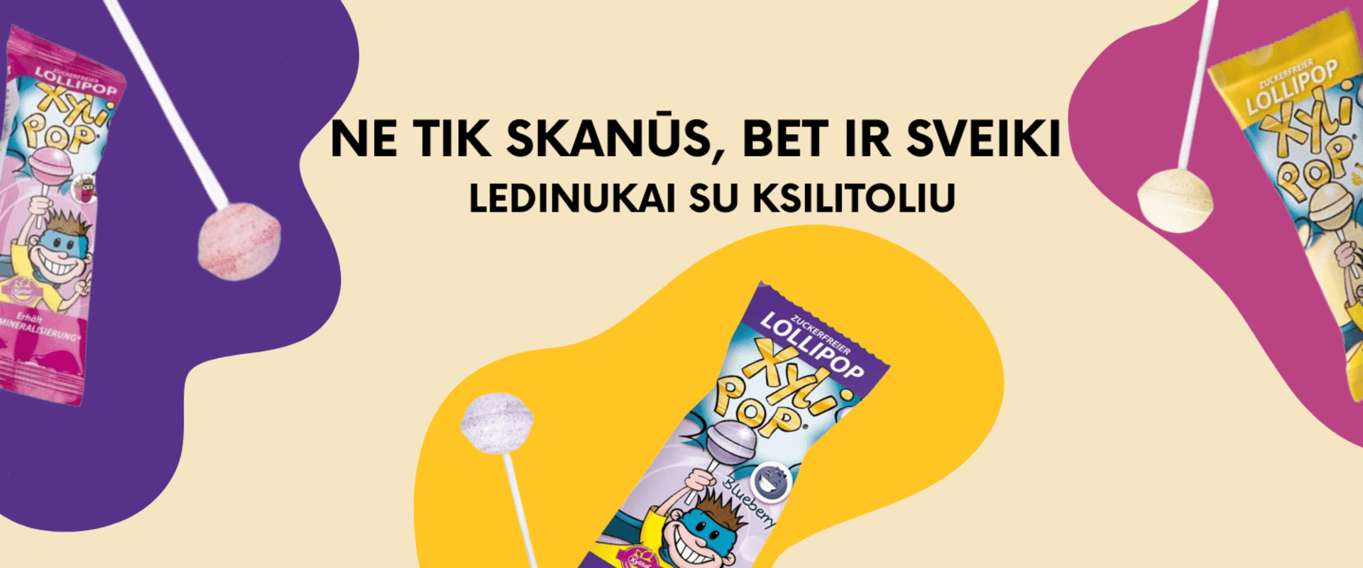 Ksilitolio ledinukai