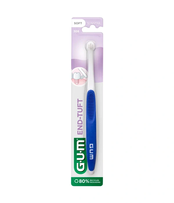 GUM End-tuft 308 šepetėlis implantams, breketams