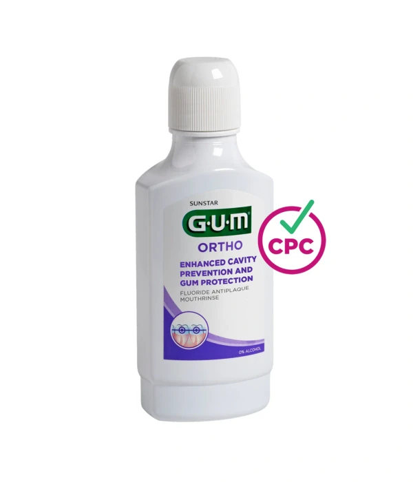 GUM® Ortho skalavimo skystis breketams, 300 ml
