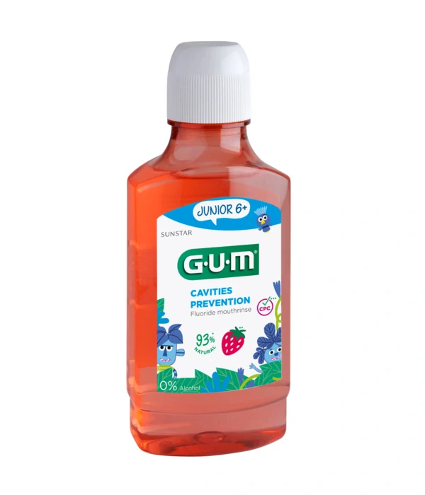 GUM® Junior skalavimo skystis vaikams 6+, 300 ml