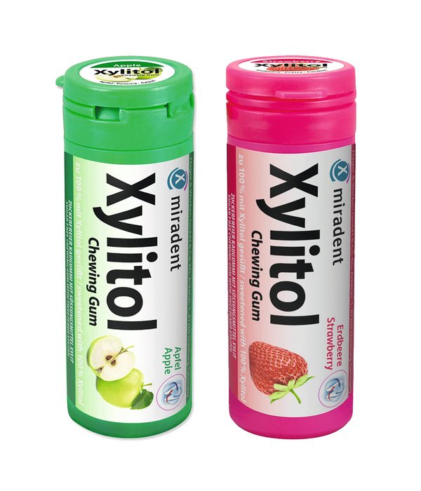 Xylitol Kids vaikiškų kramtomųjų gumų rinkinys , 2*30g.