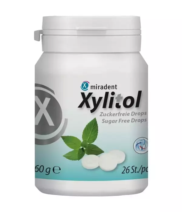 XYLITOL ksilitolio pastilės, eukaliptų skonio