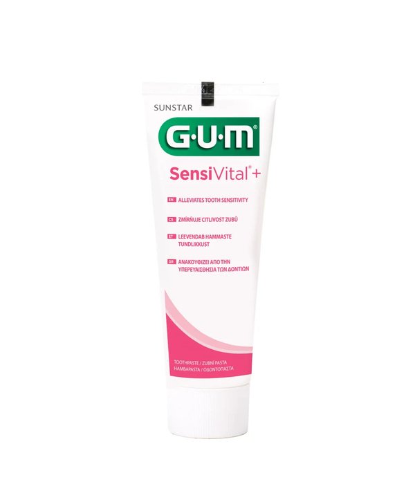 Dantų pasta GUM® Sensivital +, 75 ml.