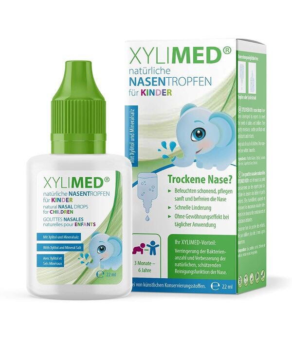 Xylimed KIDS nosies lašai vaikams su ksilitoliu sausai nosies gleivinei, 22 ml.