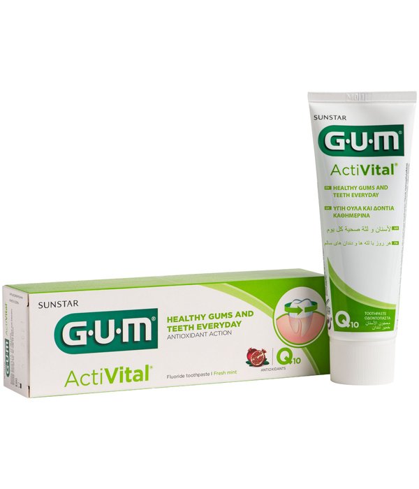 Dantų pasta GUM® Activital su Q10 75 ml.