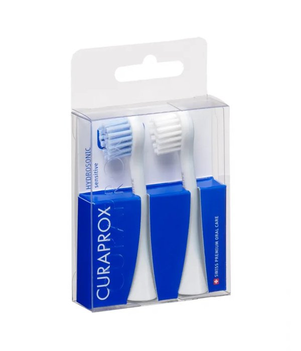 Curaprox Hydrosonic galvutės Sensitive, 2 vnt.