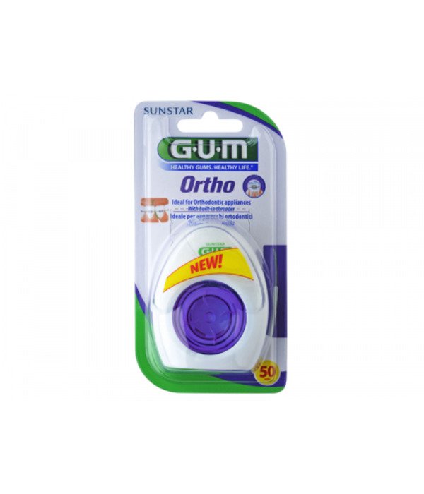 Tarpdančių siūlas GUM® Ortho 50vnt.