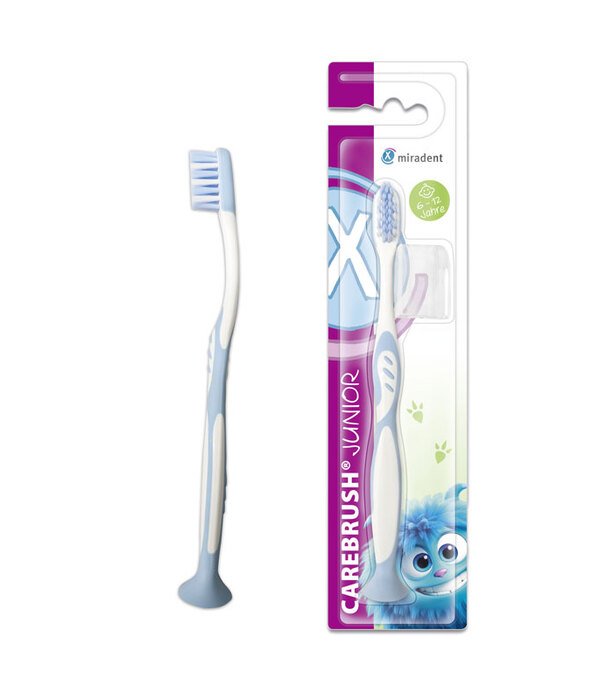 Vaikiškas dantų šepetėlis 6–12 m.  (miradent Carebrush Junior)