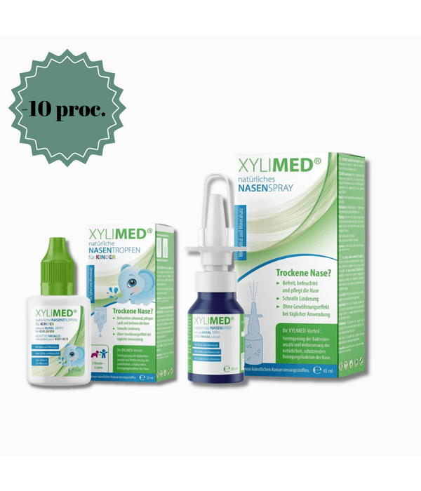 Rinkinys ,,Švari nosis" (XyliMed nosies lašiukai vaikams ir purškalas)
