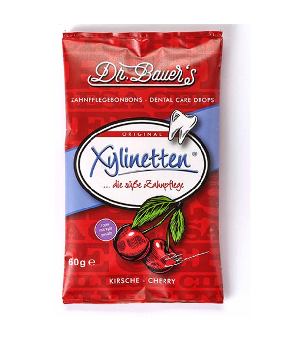 Dr. Bauer‘s burnos pastilės su ksilitoliu – Xylinetten, 60 g. (30 vnt.)