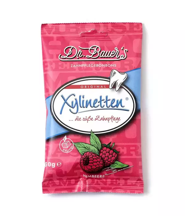 Dr. Bauer‘s burnos pastilės su ksilitoliu – Xylinetten, 60 g. (30 vnt.)