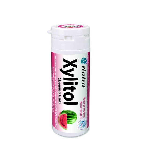 XYLITOL becukrė kramtomoji guma arbūzų skonio, 30 g.