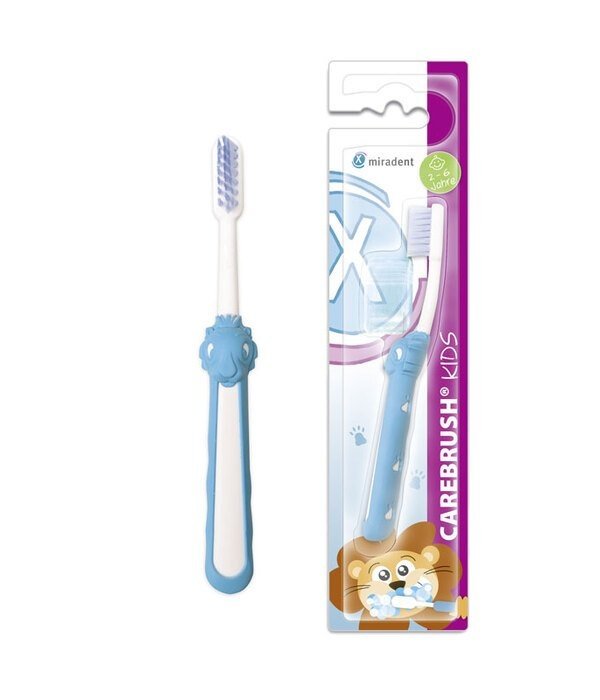 Miradent Carebrush Kids vaikiškas šepetėlis, 2-6 m.