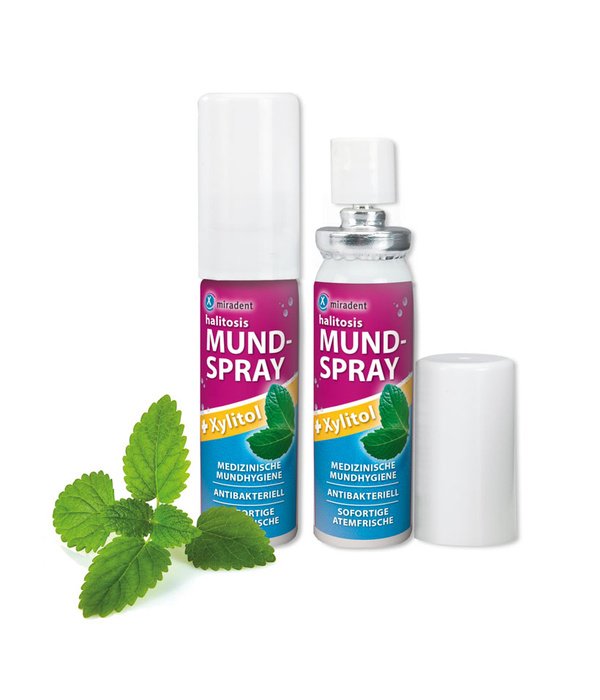 Miradent Halitosis Spray burnos purškiklis su ksilitoliu sausai burnai