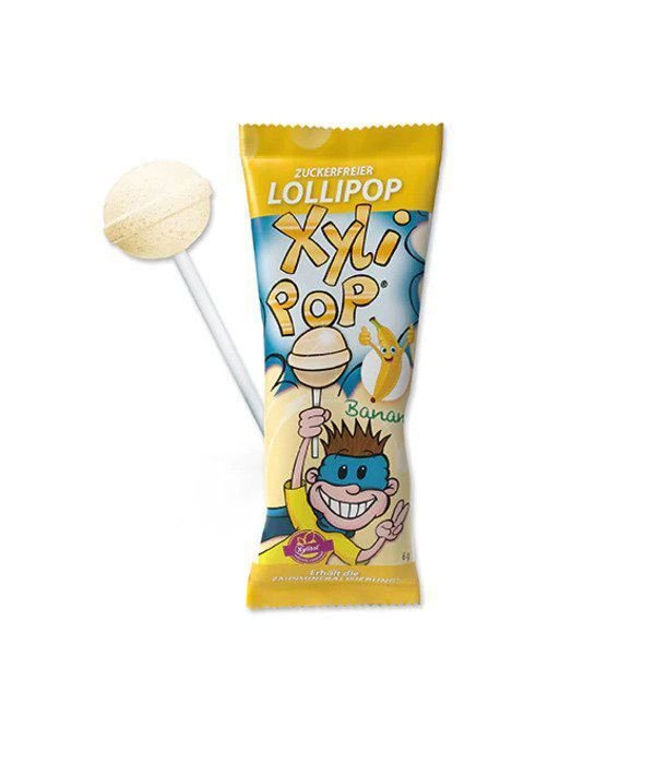 XyliPOP ledinukas su ksilitoliu, bananų skonio 1 vnt.