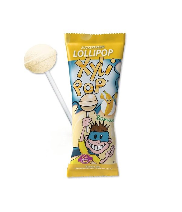 XyliPOP ledinukas su ksilitoliu, bananų skonio 1 vnt.