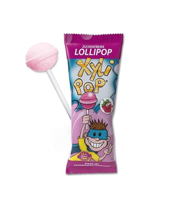 XyliPOP ledinukas su ksilitoliu, braškių skonio 1 vnt.