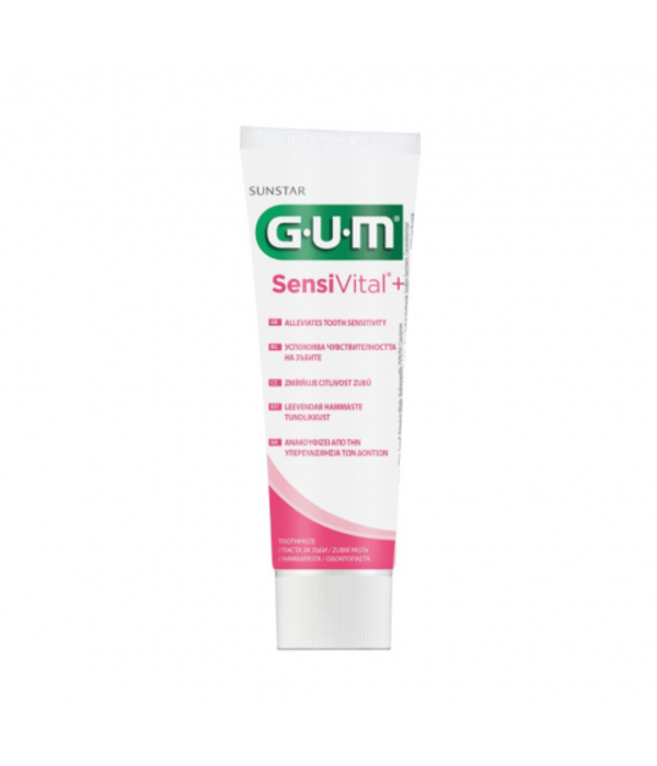 Dantų pasta GUM® Sensivital +, 75 ml.