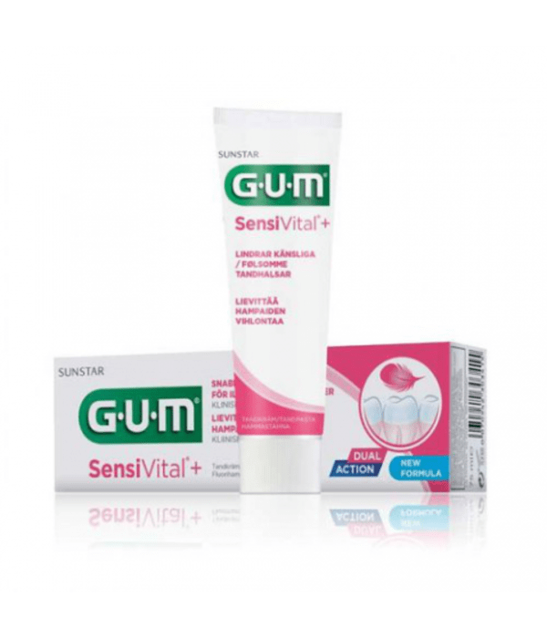 Dantų pasta GUM® Sensivital +, 75 ml.