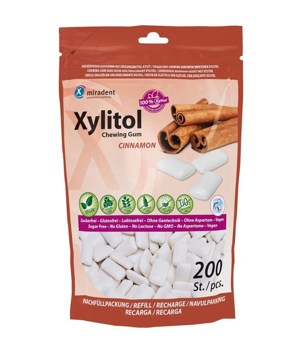 Xylitol kramtomoji guma cinamono skonio, 200 vnt.